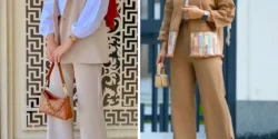 مانتو راحت و شیک کرم؛ ۱۵ نمونه جذاب برای قرارای دوستانه و دورهمی
