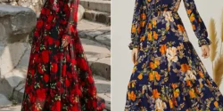 پیراهن ساحلی گل گلی؛ ۱۵ عکس جذاب از مدلهای نخی و خنک دخترونه