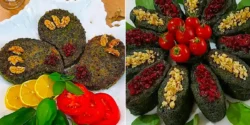 دیزاین مجلسی کوکو سبزی؛ با ۱۵ مدل تزیین خاص برای سفرههای لاکچری مهمونی