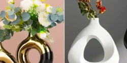 گلدان دوناتی پلی استر؛ انتخابی خاص برای دکوراسیون مدرن با طراحی خاص و متفاوت