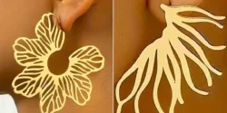 گوشواره لوکس طلا؛ ۱۵ عکس باکیفیت از شیکترین طرحهای امروزی