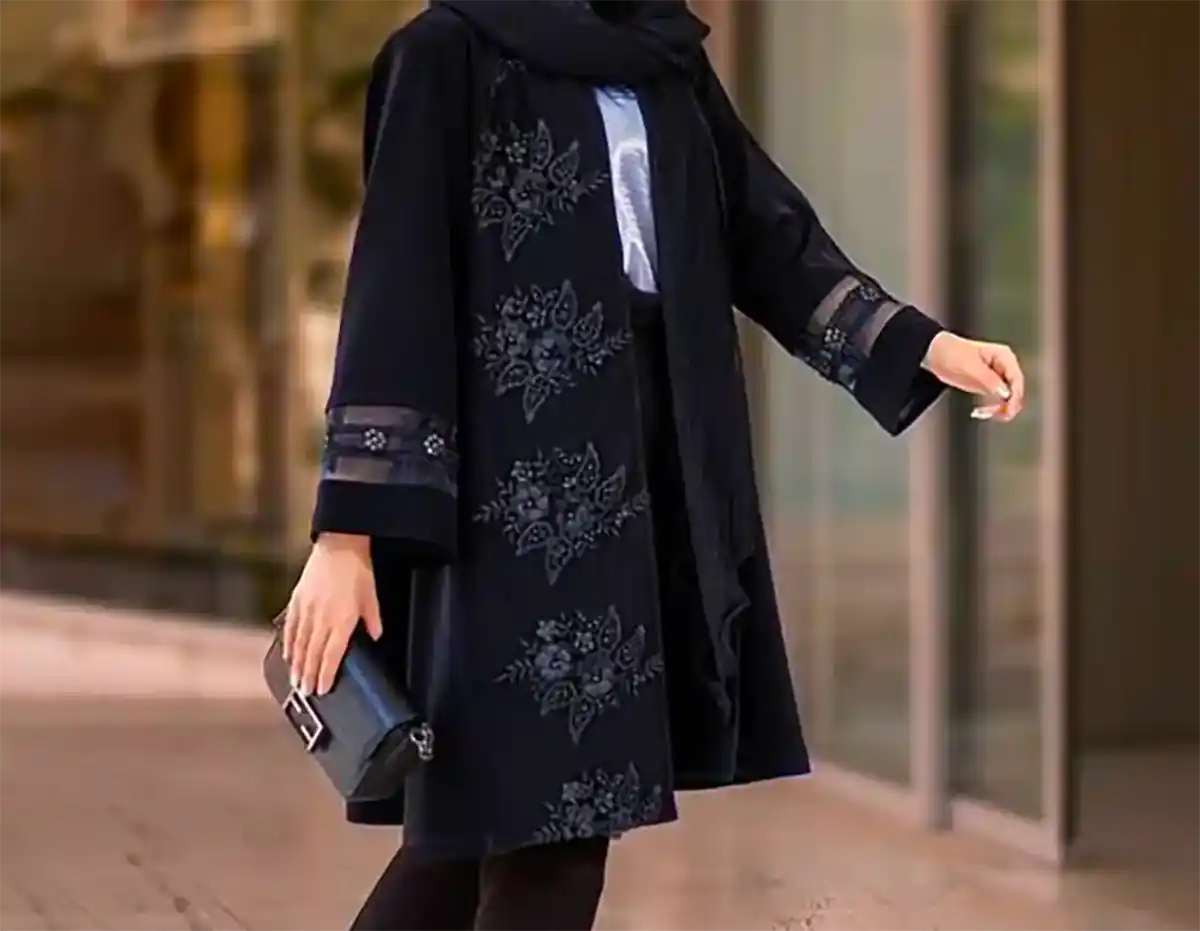 مانتو باکلاس مشکی