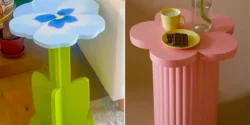 میز فانتزی و رنگی؛ ۱۵ ایده کاربردی برای فضاهای کوچک و جذاب