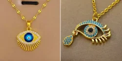 پلاک چشم نظر شیک؛ ۱۵ مدل پرطرفدار برای ست کردن با استایل روزمره