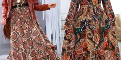 پیراهن بته جقه زنانه؛ ۱۵ استایل متفاوت برای خانم‌های شیک پوش و با سلیقه