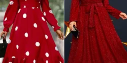پیراهن بلند قرمز زنانه؛ ۱۵ عکس از جدیدترین استایلهای شیک و خاص زنانه