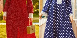 پیراهن بلند خالدار؛ ۱۵ مدل شیک برای استایل روزمره و خاص تابستانه