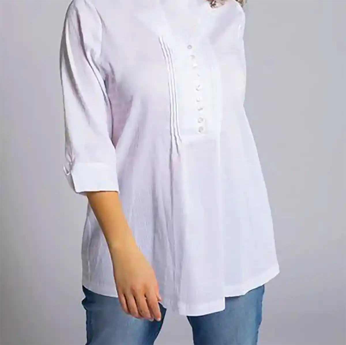 پیراهن سفید زنانه