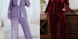 بلوز شلوار خونگی زنانه؛ ۱۵ ایده مدرن برای تیپ راحت و شیک خونگی