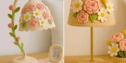 چراغ خواب فانتزی بافتنی؛ ۱۵ عکس جذاب و خاص برای دکور اتاق‌ خواب شما