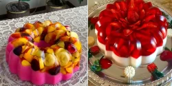 دسر ژله ای پذیرایی؛ ۱۵ عکس از ژلههای مجلسی شیک و جذاب برای مهمانیهای خاص