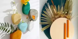 گلدان دکوراتیو دیواری؛ ۱۵ عکس مدرن و جدید از طراحی‌های خاص برای دیوارها
