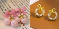 گوشواره مدرن مرواریدی؛ ۱۵ عکس از بهترین طراحی‌های مینیمال و لاکچری