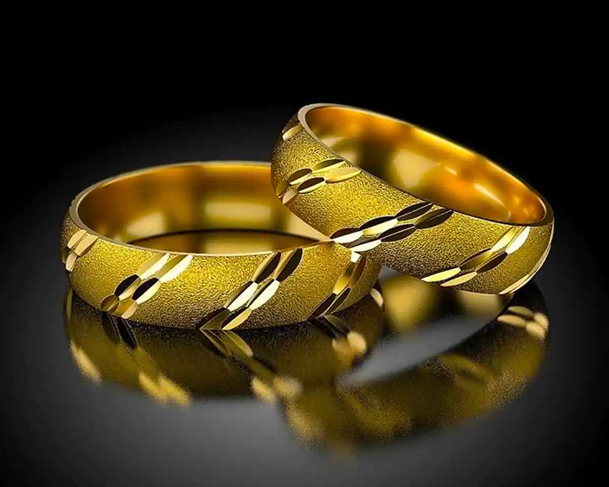 حلقه ازدواج رینگی طلا