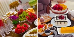 ایده میز پذیرایی تابستانی؛ ۱۵ عکس از بهترین چیدمانهای میز پذیرایی تابستانی