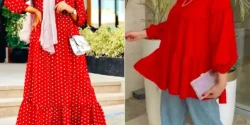 مانتو قرمز مدرن خاص؛ ۱۵ عکس جدید و خاص از طراحی‌های متفاوت