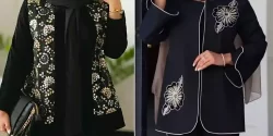 مانتو مشکی جواهر دوزی؛ ۱۵ مدل خاص برای خانم‌هایی با سلیقه منحصربفرد