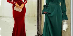 ماکسی بلند آستین‌دار شیک؛ ۱۵ عکس جذاب برای استایل‌های مهمانی و روزمره