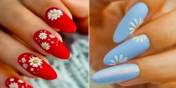 ناخن با طراحی گل؛ ۱۵ مدل جدید تابستانی مناسب ناخن کوتاه و بلند
