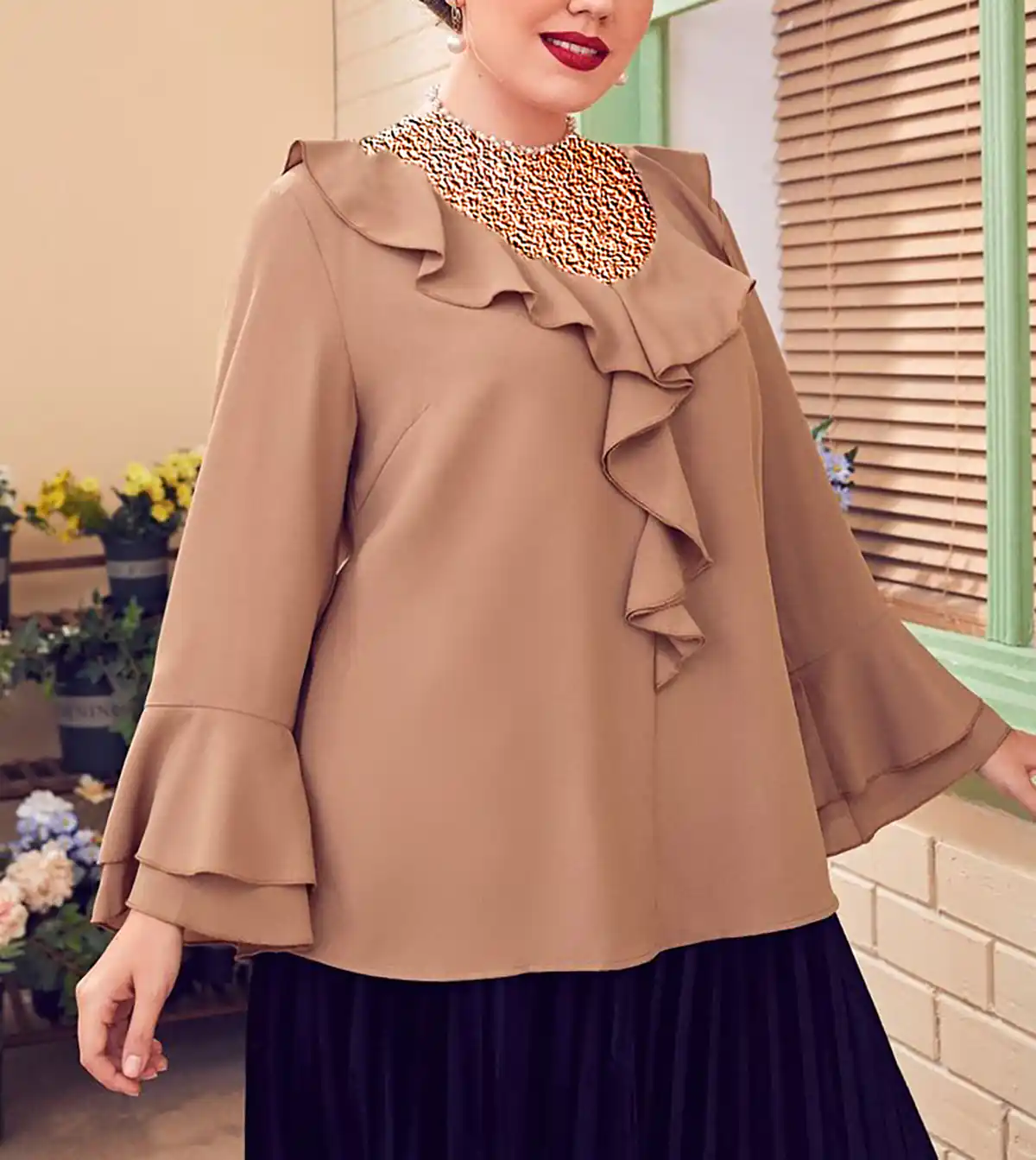 پیراهن چین دار مینیمال