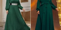 پیراهن ماکسی سبز مجلسی؛ ۱۵ عکس جدید برای استایل شیک شما در مهمانیها