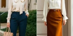شومیز مجلسی نباتی شیک؛ ۱۵ عکس ساده و خاص برای مهمانی ها و دورهمی ها