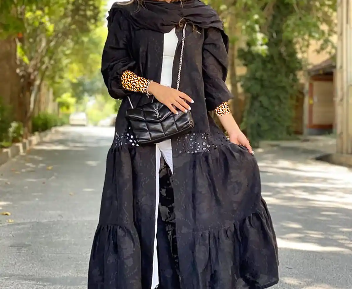 استایل کژوال مانتو مشکی