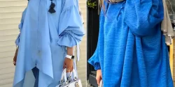 استایل کژوال آبی دخترانه؛ ۱۵ عکس زیبا و شیک برای استایل روزمره و شیک