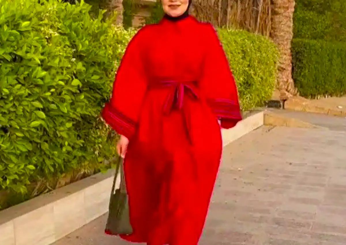 تیپ زنانه قرمز شیک