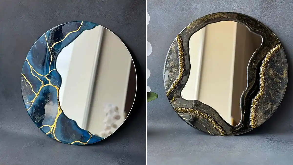 آینه گرد رزینی