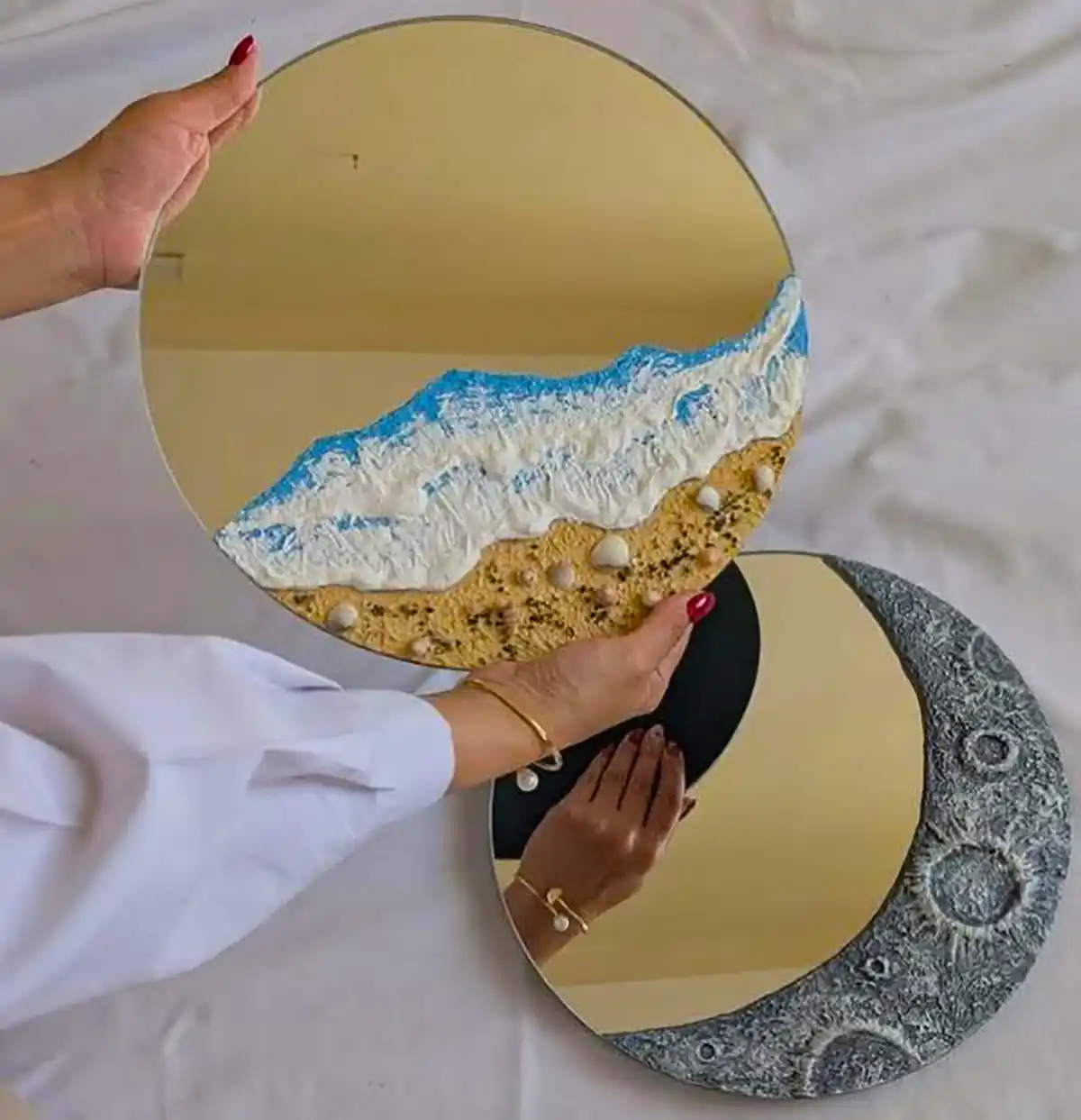 آینه گرد رزینی