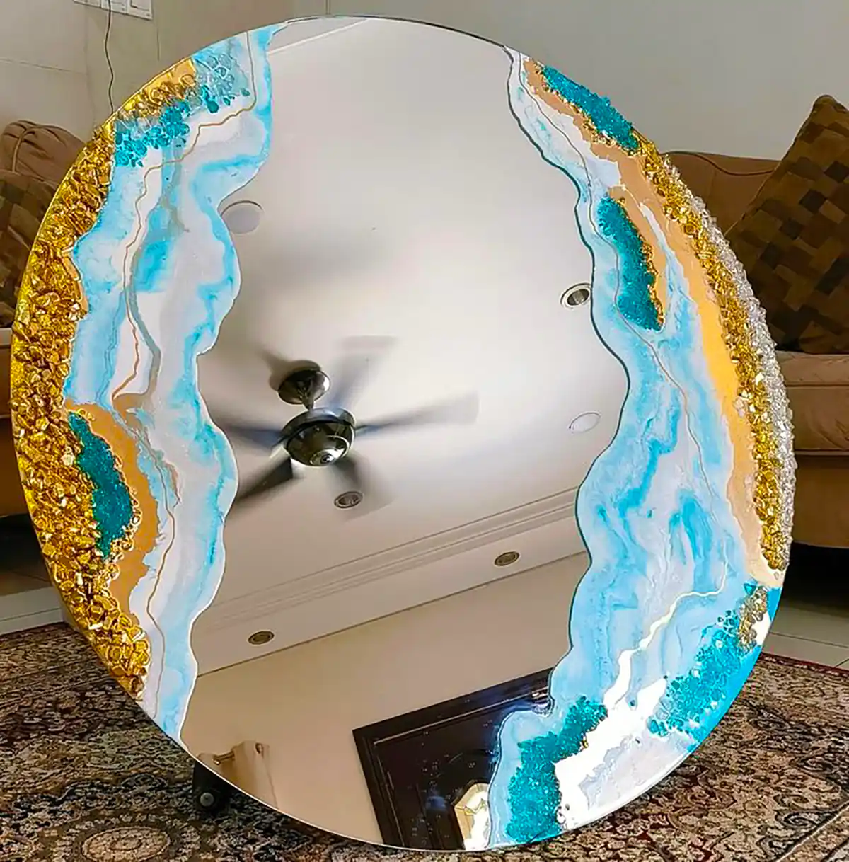 آینه گرد رزینی