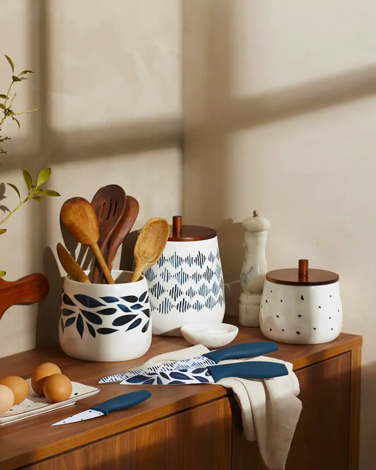 استند سرامیکی ابزار آشپزخانه