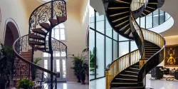ایده نرده پله پذیرایی؛ ۱۵ عکس شیک و زیبا برای دکور پذیرایی مدرن و کلاسیک
