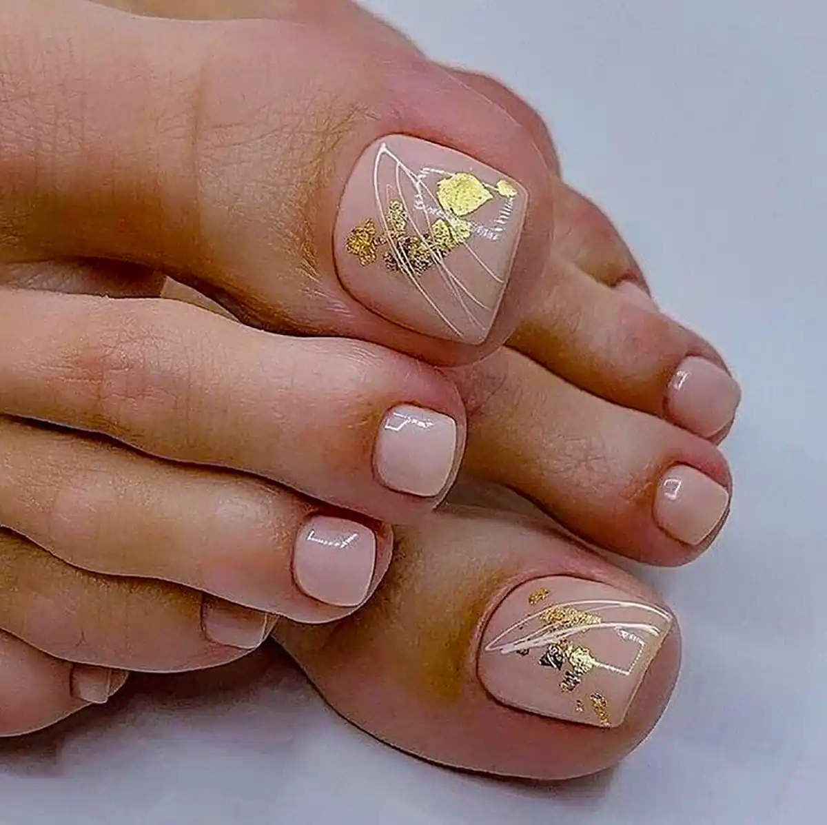 ژلیش شیک ناخن پا