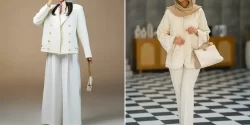 کت شلوار سفید زنانه؛ ۱۵ عکس جذاب مناسب استایل رسمی بانوان مدرن شیک‌پوش