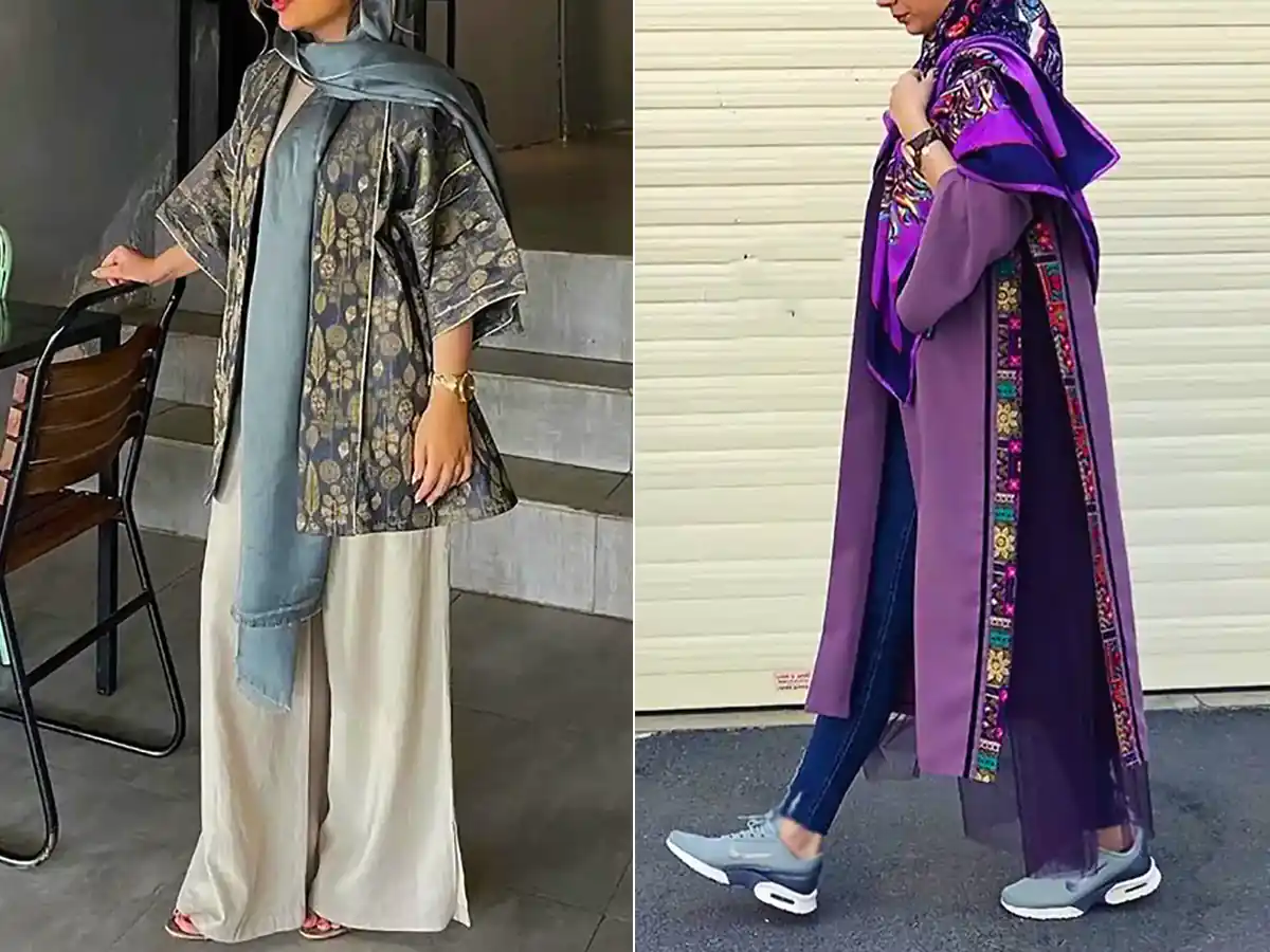 مانتو مزونی با طراحی خاص