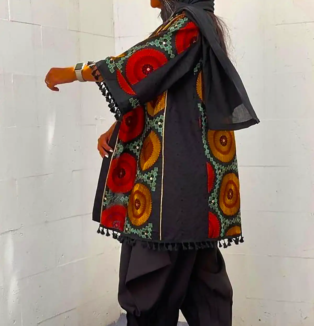 مانتو مزونی با طراحی خاص