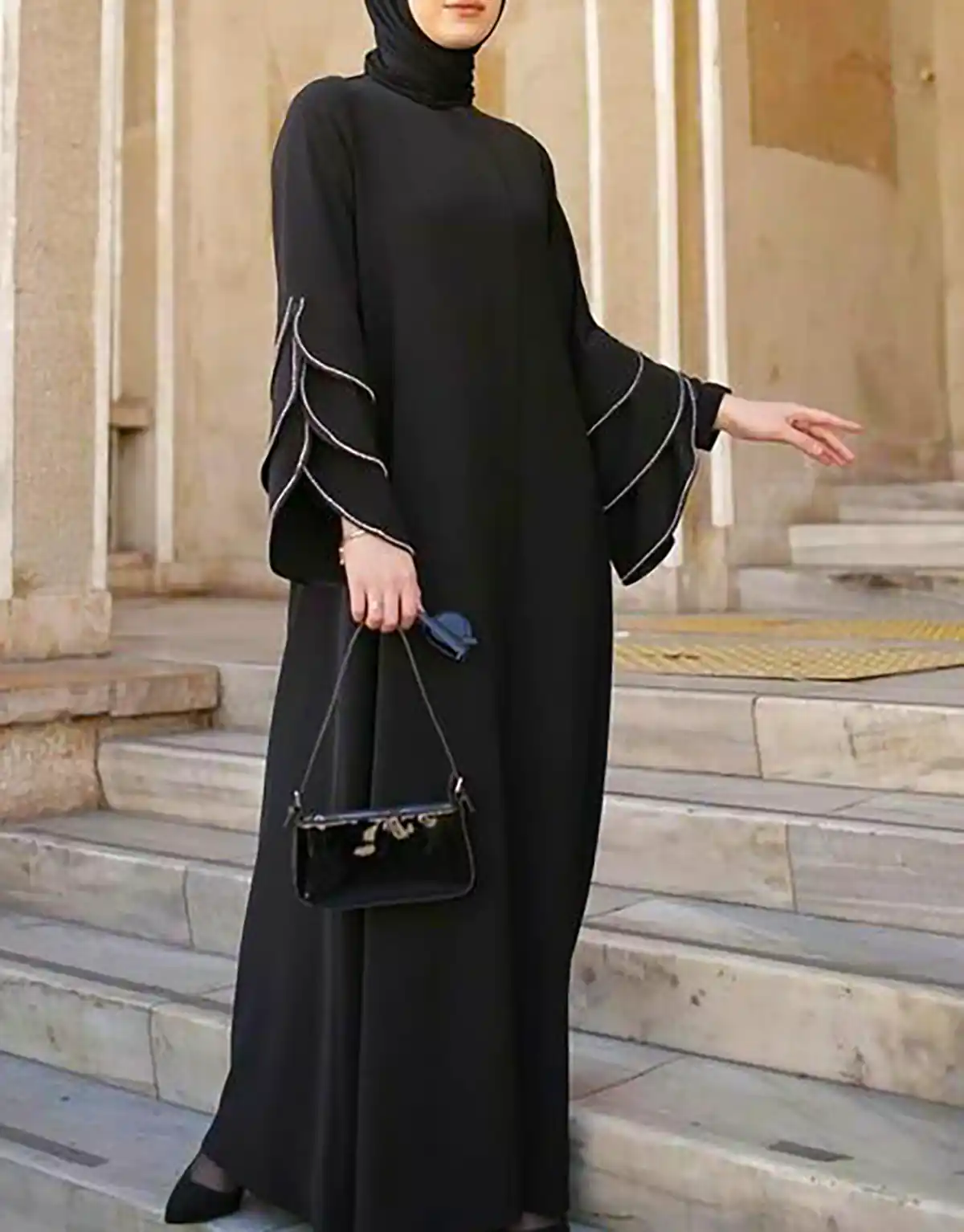 مانتو عبایی لبنانی شیک