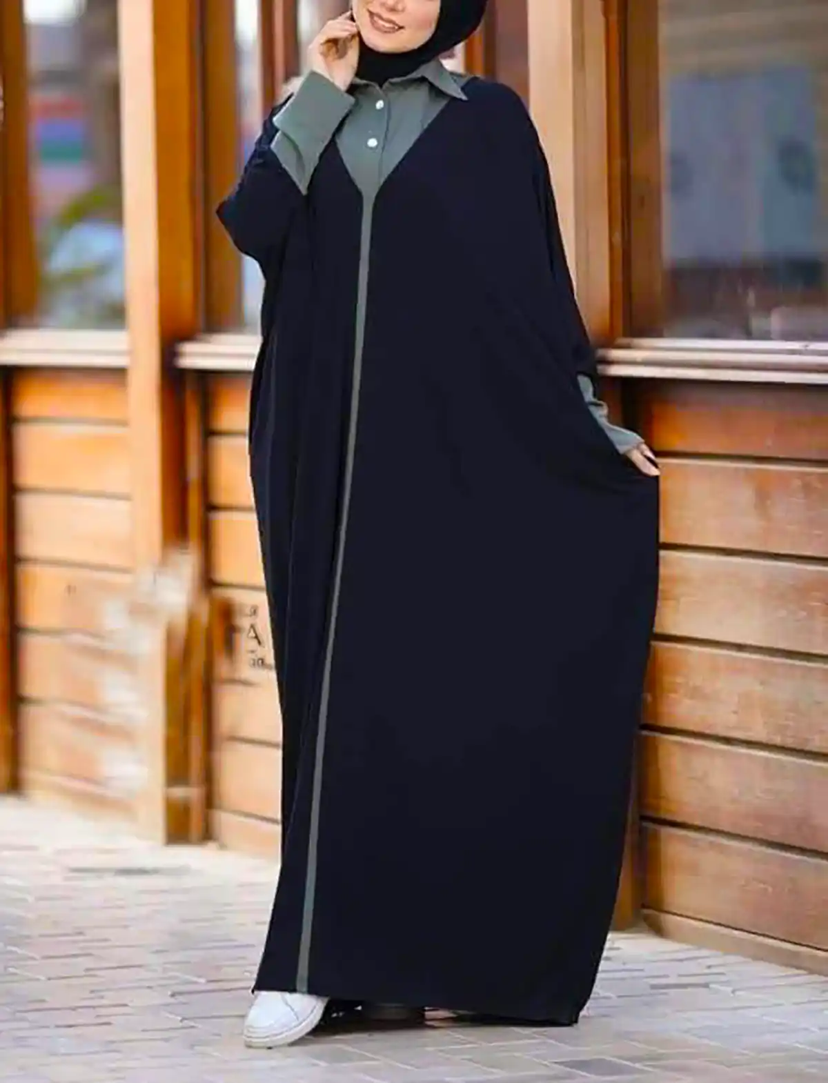 مانتو عبایی لبنانی شیک