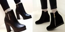 نیم بوت لژ دار زنانه؛ ۱۵ مدل شیک مناسب استایل شیک روزهای پاییزی