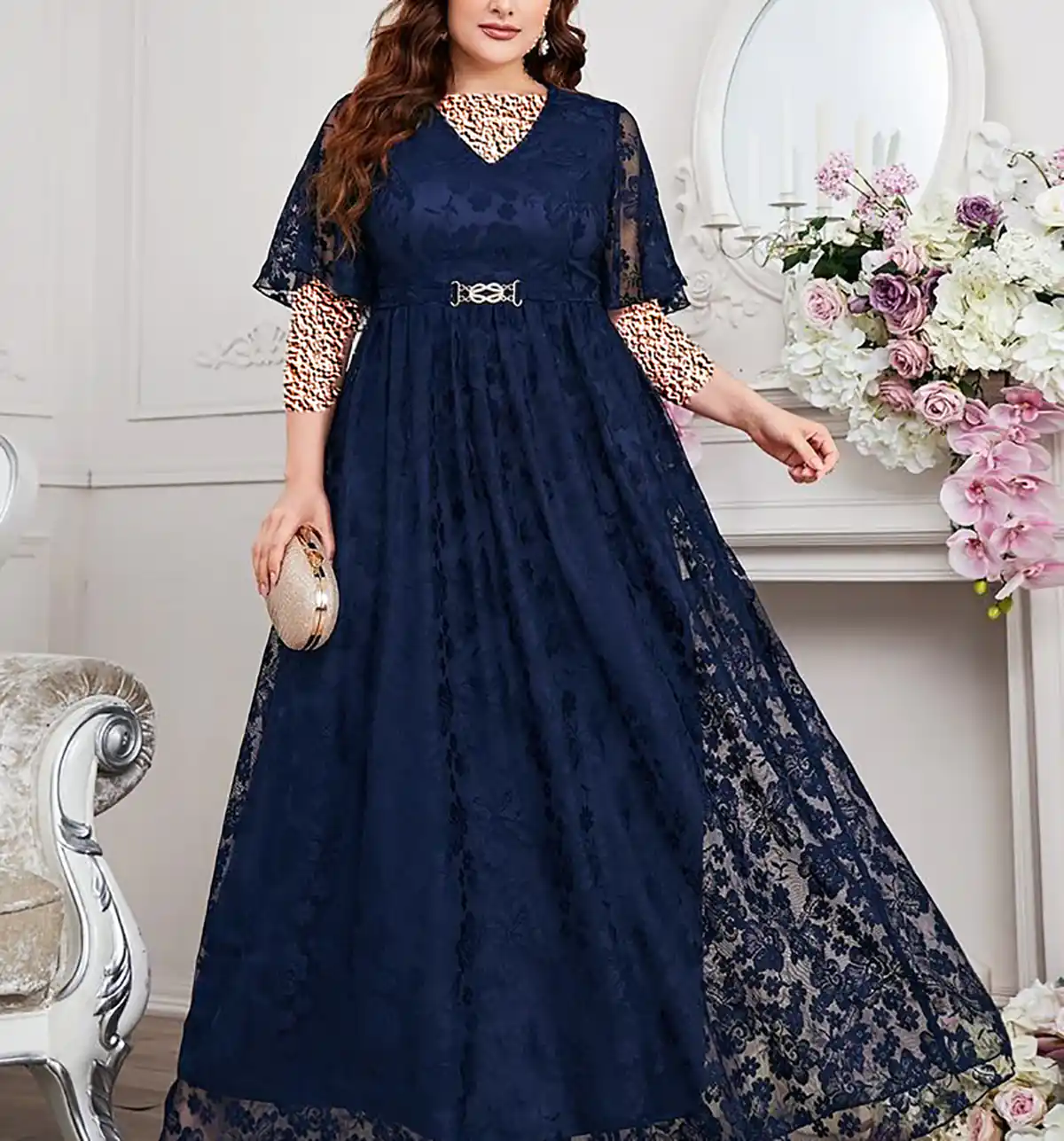 پیراهن گیپوری قواره دار