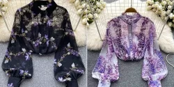 پیراهن حریر گلدار شیک؛ ۱۵ مدل خیره‌کننده مناسب مهمانی و مجالس باشکوه و رسمی