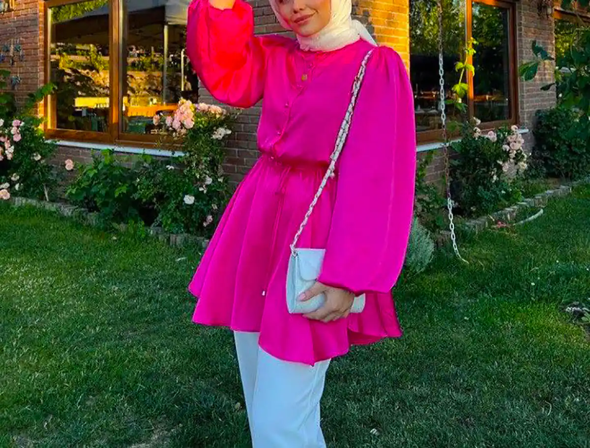 استایل بیرونی صورتی تینیجری