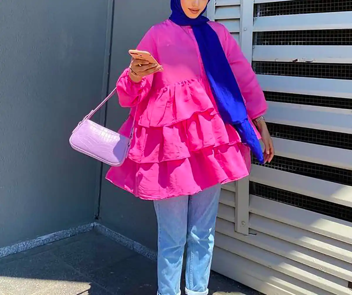 استایل بیرونی صورتی تینیجری