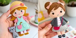 عروسک دستساز نمدی؛ ۱۵ عکس زیبا برای ایده‌های جذاب طراحی و دوخت خاص
