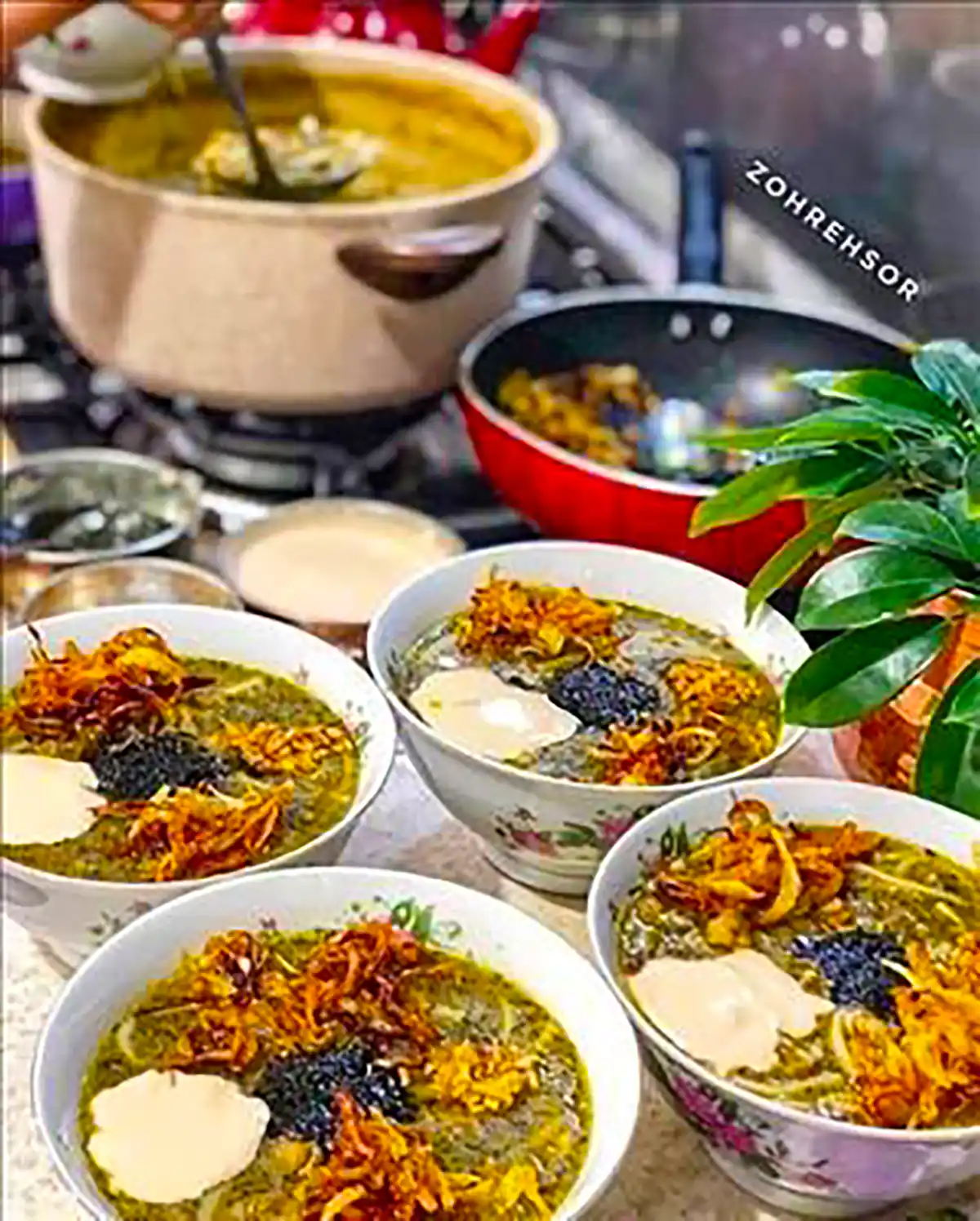دیزاین آش رشته حرفه ای
