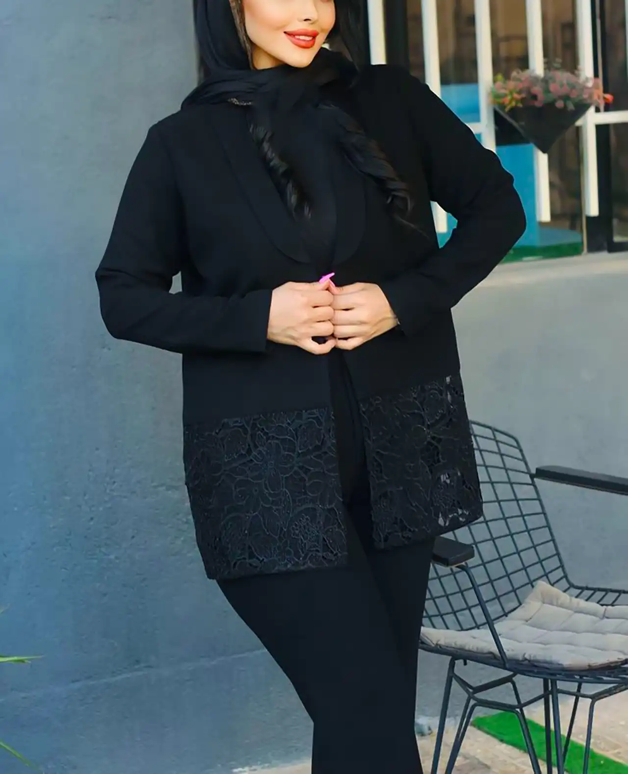 استایل زنانه مشکی شیک