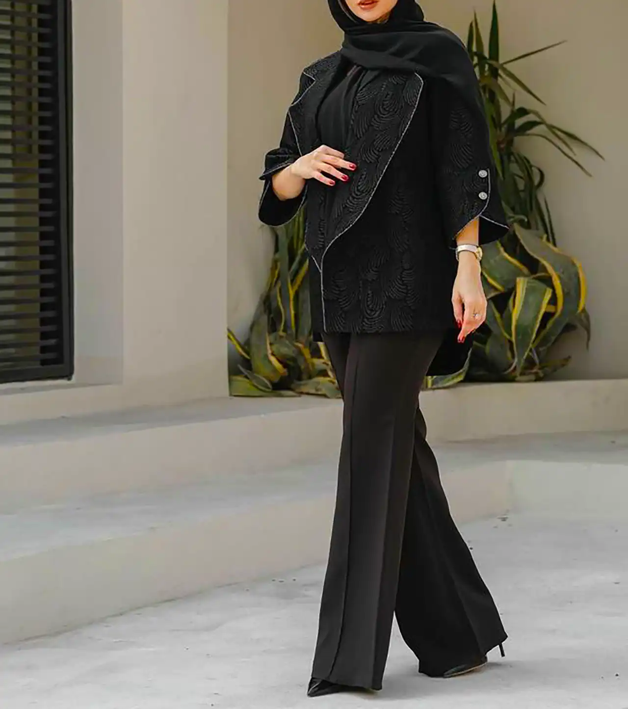 استایل زنانه مشکی شیک