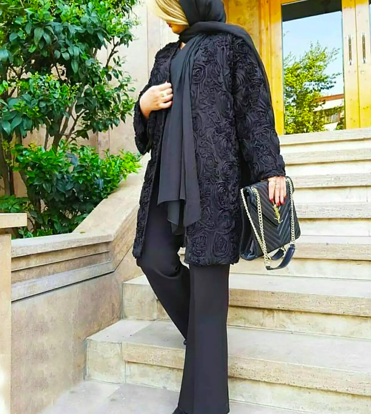 استایل زنانه مشکی شیک